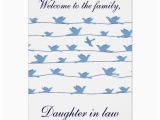 Granddaughter In Law Birthday Card Welcome to the Family Daughter In Law Greeting Card Zazzle