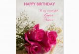 Great Niece Birthday Card Birthday Card for Great Niece with Pink Roses Zazzle