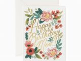 Greeting Cards for Mother S Birthday Happy Birthday Mom Greeting Card by Rifle Paper Co Made