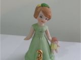 Growing Up Birthday Girl Figurines Vintage Growing Up Birthday Girls Figurine Collectible 1982