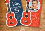 Guitar Birthday Invitations Printable 25 Best Ideas About Guitar Party On Pinterest Music