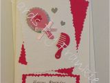 Hair Stylist Birthday Cards Handmade Pink Beautician Birthday Card by Cardsbyfrankie
