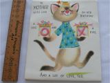 Hallmark Birthday Cards for Mom Vintage Hallmark Birthday Card for Mom Mother by