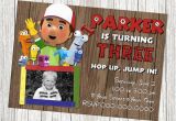 Handy Manny Birthday Invitations Handy Manny Photo Birthday Invitation