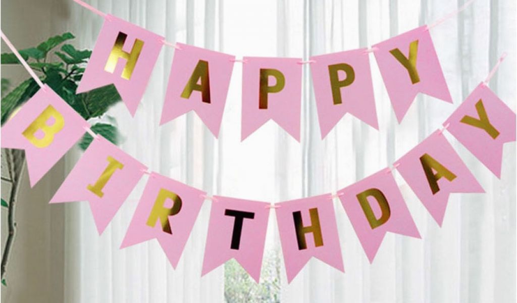 Happy 1/2 Birthday Banner Dovetail Shape Happy Birthday Banner Garland ...