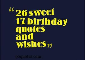 Happy 17th Birthday Wishes Quotes Happy 17 Birthday Quotes Quotesgram