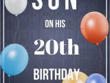 Happy 20th Birthday son Quotes 20th Birthday Wishes Quotes for their Special Day