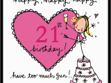 Happy 21st Birthday Girlfriend Happy Happy Happy 21st Birthday Juicy Lucy Designs