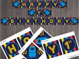 Happy 3rd Birthday Banner Printable Printable Space Rocket Happy Birthday Banner Any Age