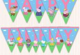 Happy 3rd Birthday Banner Printable Welcome to Printablesolution Instant Download Peppa