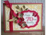Happy 70th Birthday Flowers Flower Sparkle 70th Birthday Card for Carol