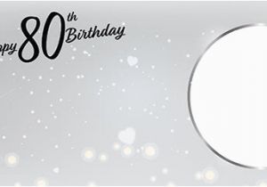 Happy 80th Birthday Banner Images 80th Birthday Personalised Banners Partyrama
