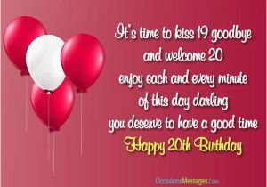 Happy Birthday 20 Years Old Quotes 20th Birthday Wishes Birthday Messages for 20 Year Olds