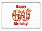 Happy Birthday 60 Banner Happy 60th Birthday Banner by Mightybaby