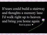 Happy Birthday and Rest In Peace Quotes Rest In Peace Grandma Quotes Quotesgram