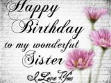 Happy Birthday Baby Sister Quotes Happy Birthday to My Wonderful Sister Pictures Photos