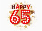 Happy Birthday Banner 65th Quot Happy 65th Birthday Quot Stock Image and Royalty Free Vector