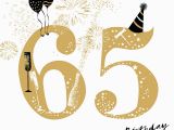 Happy Birthday Banner 65th Woodmansterne 65th Birthday Card at John Lewis Partners