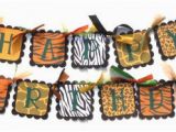 Happy Birthday Banner Animal theme Cute Jungle Animal theme Print Happy Birthday by