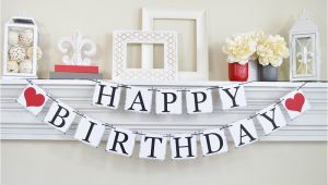 Happy Birthday Banner for Adults Happy Birthday Banner Birthday Sign Adult Birthday Banner
