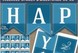 Happy Birthday Banner Free Printables Happy Birthday Banner Printable Blue Birthday Banner