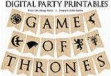 Happy Birthday Banner Game Of Thrones Game Of Thrones Full Alphabet and 7 House Sigils