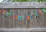 Happy Birthday Banner In Usa Personalized Happy Birthday Banner Made to order