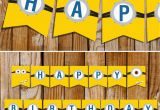 Happy Birthday Banner Minions Unavailable Listing On Etsy