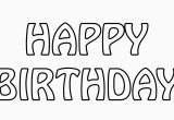 Happy Birthday Banner Outline Happy Birthday Text Outline Free Stock Photo Public