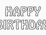 Happy Birthday Banner Outline Happy Birthday Text Outline Free Stock Photo Public