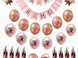 Happy Birthday Banner Rose Gold Jber Rose Gold Happy Birthday Balloons Banner Set Only 4