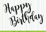 Happy Birthday Banner Svg Free Happy Birthday Svg Cut File Svg Dxf Cut File Birthday Dxf