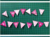 Happy Birthday Banner Template for Cake Free Printable Mini Birthday Bunting Bunting Banner