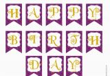 Happy Birthday Banner Template Printable Free Chandeliers Pendant Lights