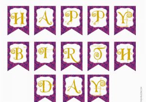 Happy Birthday Banner Template Printable Free Chandeliers Pendant Lights