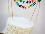 Happy Birthday Banners Cake Birthday Cake Banner Birthday Cake topper Happy