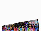 Happy Birthday Banners Card Factory Holographic Black Happy Birthday Foil Banners Pack Of 3