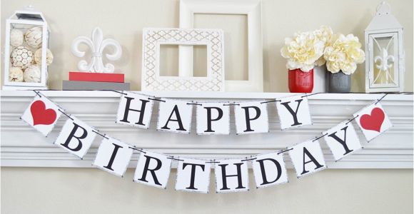 Happy Birthday Banners for Adults Happy Birthday Banner Birthday Sign Adult Birthday Banner