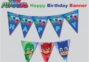 Happy Birthday Banners for Fb Instand Dl Pj Masks Happy Birthday Banner Printable