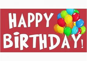 Happy Birthday Banners for Fb Red Happy Birthday Banner with Balloons World 39 S Best Banners