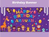 Happy Birthday Banners Free Download Colorful Happy Birthday Banner Template for Free Download