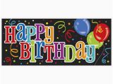 Happy Birthday Banners Images Multicolor Party Bold Happy Birthday Plastic Wall Banner