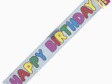 Happy Birthday Banners Uk Happy Birthday Foil Banner From All You Need to Party Uk
