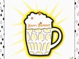 Happy Birthday Beer Cards Beer Icing K Art by Kim