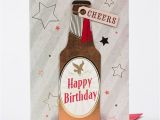 Happy Birthday Beer Cards Birthday Card Beer Bottle Cheers Only 99p