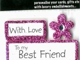 Happy Birthday Card to My Best Friend Happy Birthday Best Friend Diy Greeting Card toppers