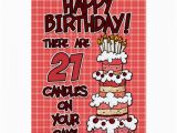 Happy Birthday Cards 21 Years Old Happy Birthday 21 Years Old Greeting Card Zazzle