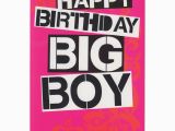Happy Birthday Cards for Adults Happy Birthday Big Boy Greeting Card Retro Adult Humour