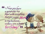 Happy Birthday Dear Husband Quotes Happy Birthday Greeting Card with Cute Saying for My