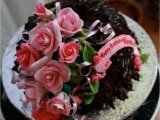 Happy Birthday Flowers and Chocolates Chocolate Birthday Cake with Flowers Pictures Birthday